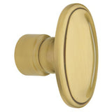 Baldwin 5057060IMR satin brass and brown dummy door knob