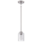 Craftmade 50591-BNK brushed polished nickel mini pendant