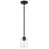 Craftmade 50591-FB flat black mini pendant