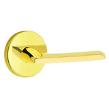 Emtek 5059HLOUS3NL unlacquered brass dummy door lever