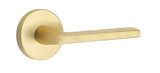 Emtek 5059HLOUS4 satin brass dummy door lever