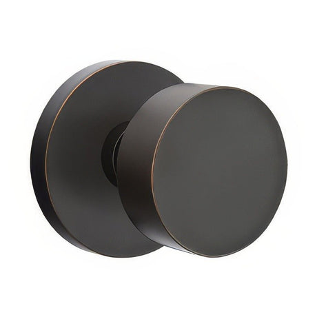 Emtek 5059ROUUS10B oil rubbed bronze pair dummy door knob