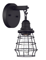 Craftmade 50601-FB flat black wall sconce