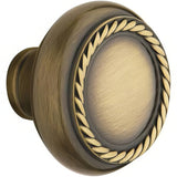 Baldwin 5064050MR satin brass and black dummy door knob