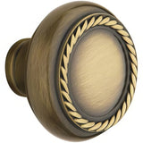 Baldwin 5064050IMR satin brass and black dummy door knob