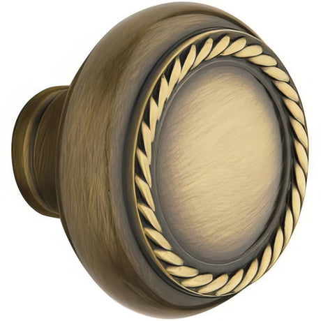 Baldwin 5064050IMR satin brass and black dummy door knob