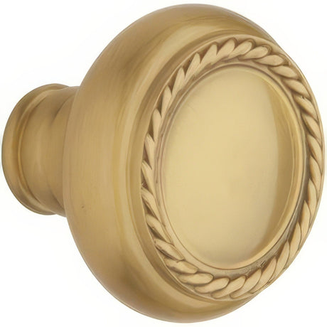 Baldwin 5064060IMR satin brass and brown dummy door knob