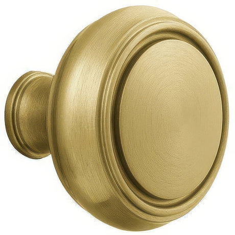 Baldwin 5068060IMR satin brass and brown dummy door knob