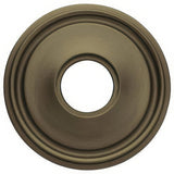 Baldwin 5070050IDM satin brass and black rosette