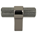 Berenson 5072-4098-P black nickel t shaped cabinet knob