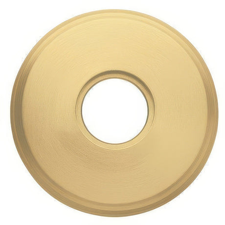 Baldwin 5075060 satin brass and brown rosette