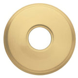 Baldwin 5075060IDM satin brass and brown rosette