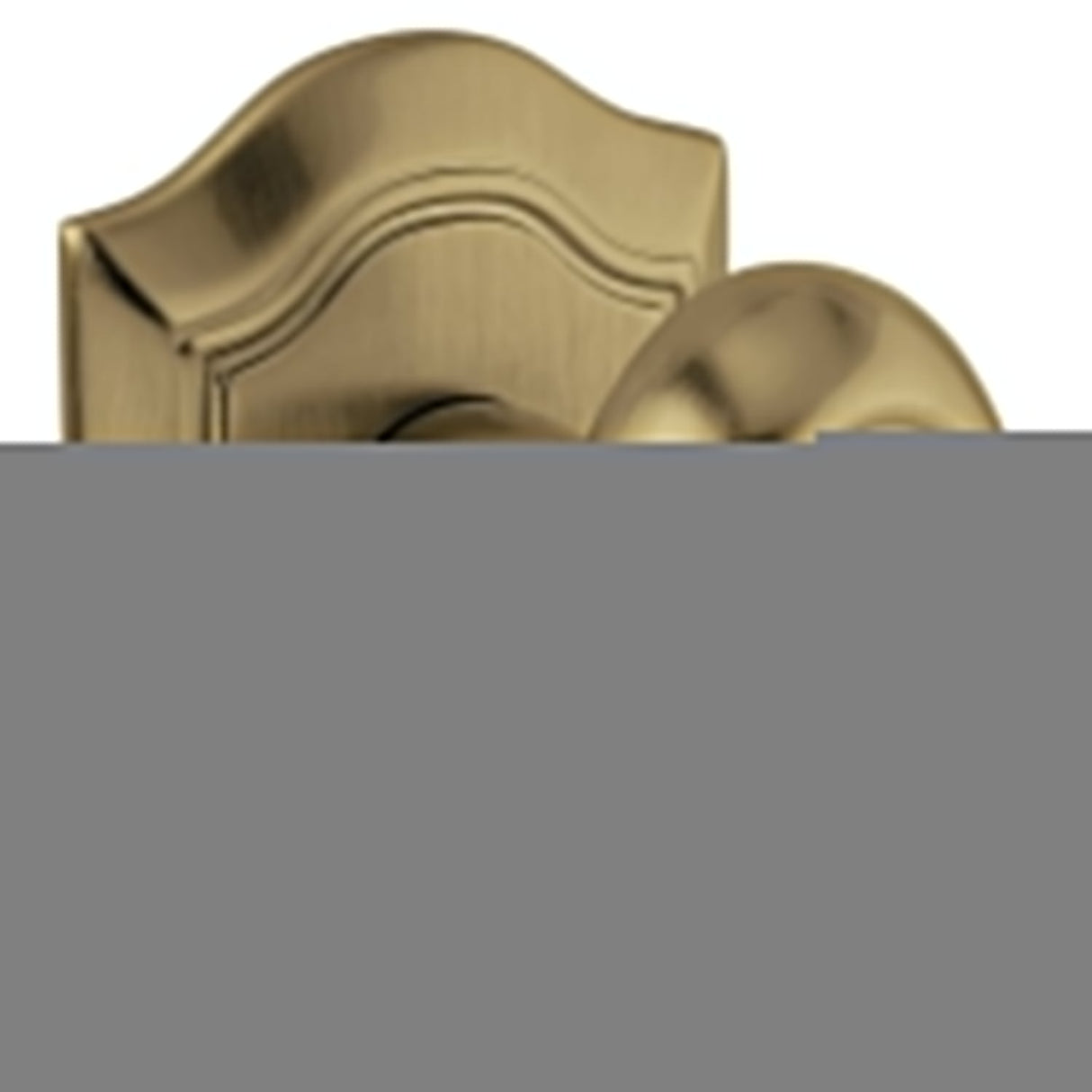 Baldwin 5077033MR vintage brass dummy door knob