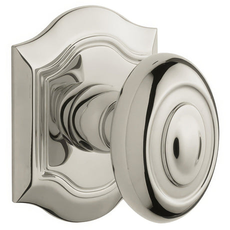 Baldwin 5077055MR lifetime polished nickel dummy door knob