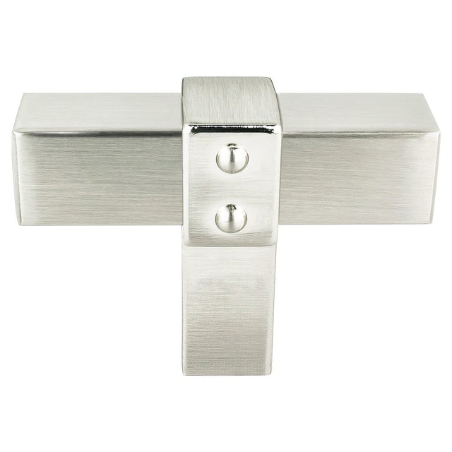 Berenson 5078-4BPN-P brushed nickel t shaped cabinet knob