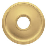 Baldwin 5078060I satin brass and brown rosette