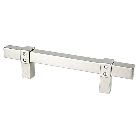 Berenson 5079-4BPN-P brushed nickel square cabinet pull