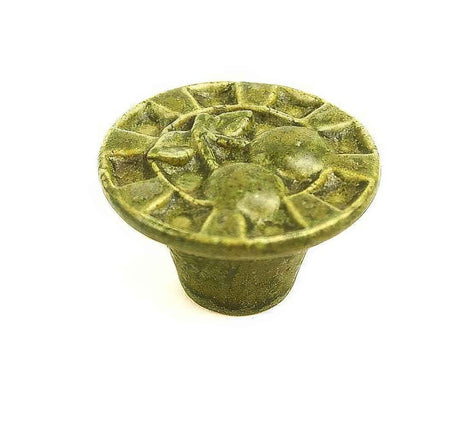 Century Hardware 50808-SG3 olive green cabinet knob