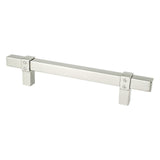 Berenson 5081-4BPN-P brushed nickel square cabinet pull