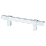 Berenson 5085-4026-P polished chrome square cabinet pull