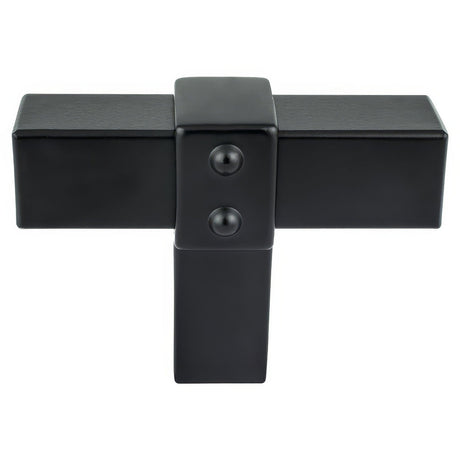 Berenson 5090-4055-P matte black t shaped cabinet knob