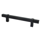 Berenson 5092-4055-P matte black square cabinet pull