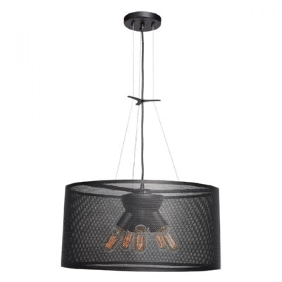 Access Lighting 50927LEDDLP-BL Epic Round Pendant Black