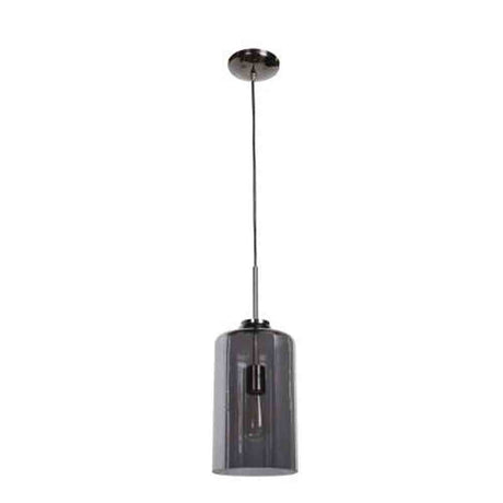 Access Lighting 50935-BCH/MIR black chrome glass pendant light