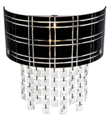 Access Lighting 50970-CH/BL chrome / black wall sconce