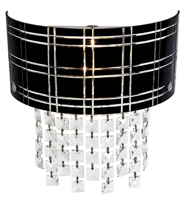 Access Lighting 50970-CH/BL chrome / black wall sconce