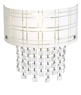 Access Lighting 50970-CH/WH chrome / white wall sconce