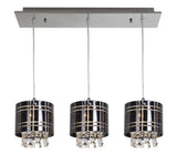 Access Lighting 50971-CH/BL chrome / black pendant light
