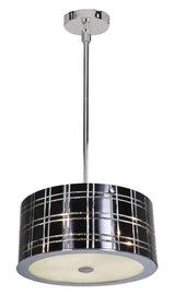 Access Lighting 50975-CH/BL chrome / black pendant light