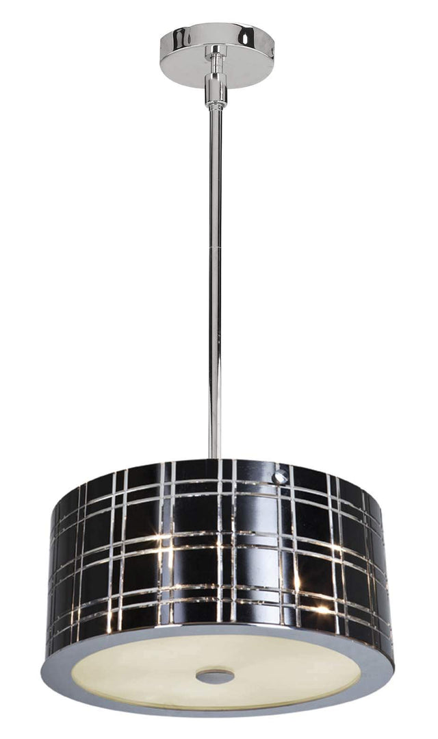 Access Lighting 50975-CH/BL chrome / black pendant light