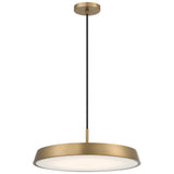 Access Lighting 50977LEDDCS-BG/WHT 3cct led pendant