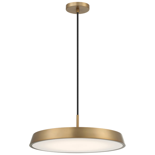 Access Lighting 50977LEDDCS-BG/WHT 3cct led pendant