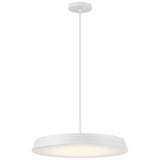 Access Lighting 50977LEDDCS-MWH/WHT 3cct led pendant
