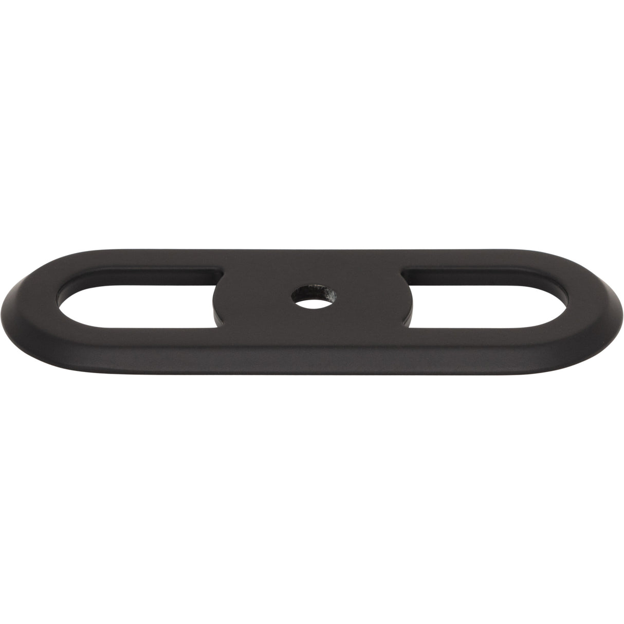 Top Knobs TK3351BLK Brockwell 2 3/4" Center to Center Pull Backplate Flat Black