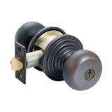 Emtek 5100WUS10B oil rubbed bronze keyed entry door knob