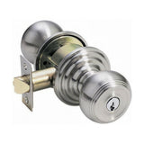 Emtek 5100WUS15 satin nickel keyed entry door knob