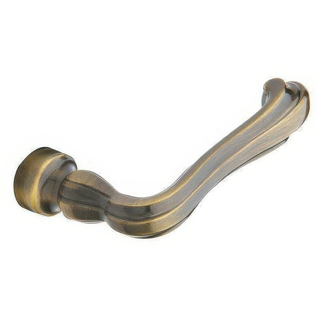 Baldwin 5101050MR satin brass and black dummy door lever