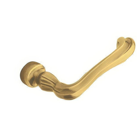 Baldwin 5101060MR satin brass and brown dummy door lever