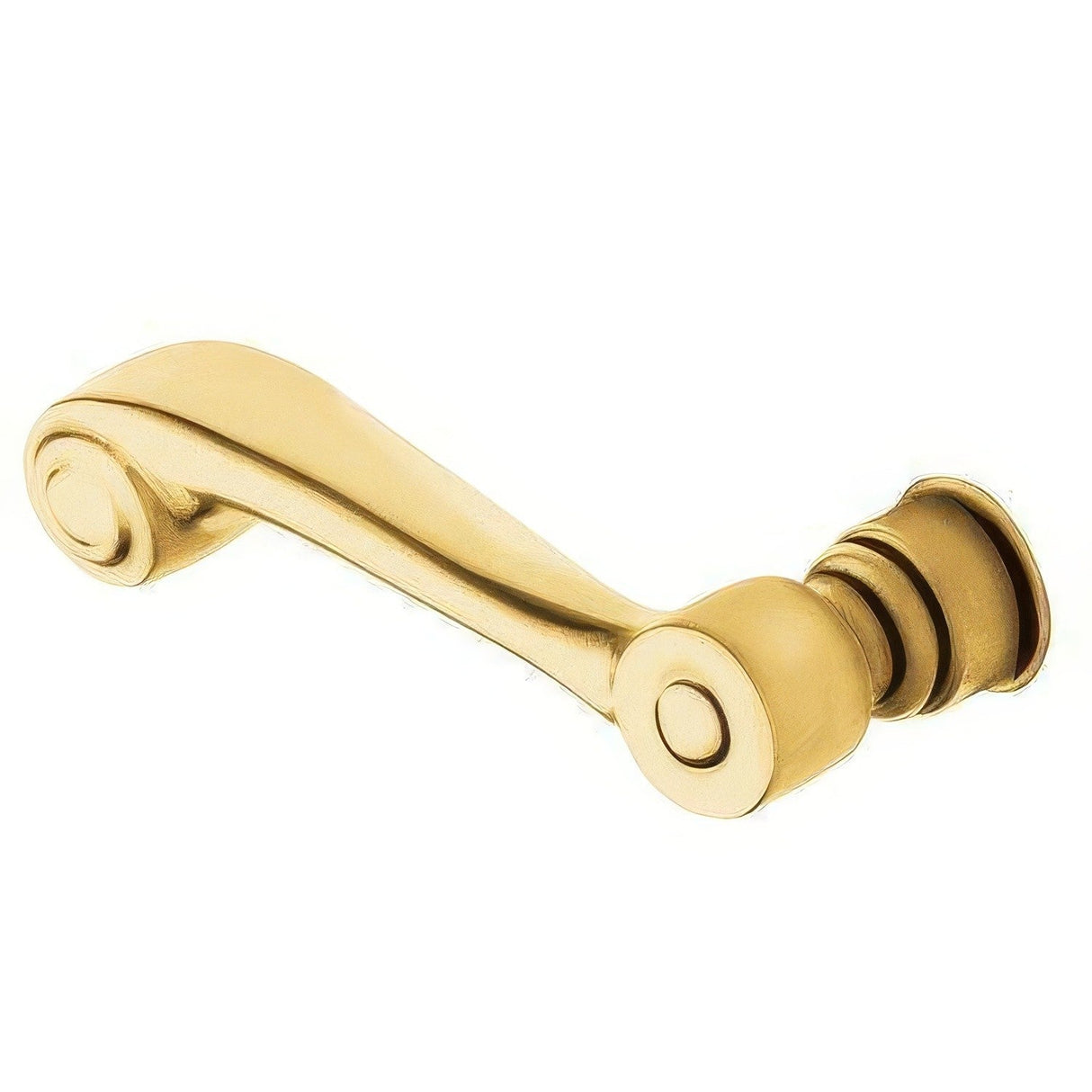 Baldwin 5103031LMR non lacquered brass dummy door lever