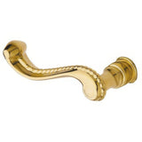 Baldwin 5104003LMR lifetime polished brass dummy door lever