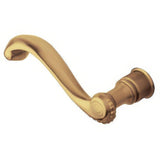 Baldwin 5104033LMR vintage brass dummy door lever
