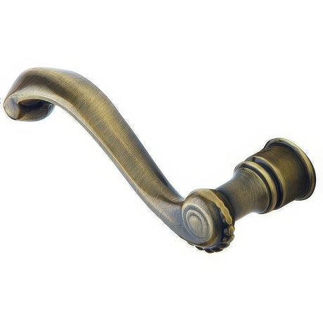Baldwin 5104050LMR satin brass and black dummy door lever