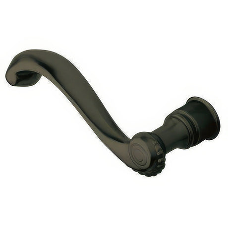 Baldwin 5104190LMR satin black dummy door lever