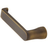 Baldwin 5105050LMR satin brass and black dummy door lever