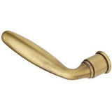 Baldwin 5106060LMR satin brass and brown dummy door lever