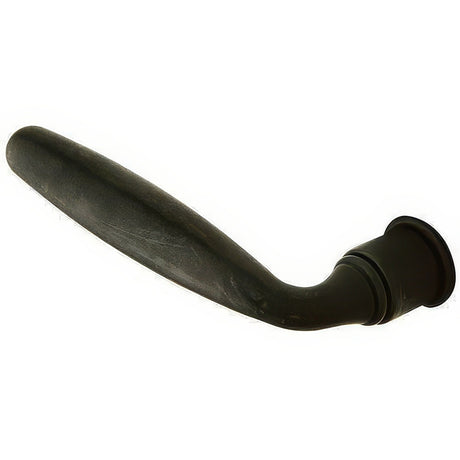 Baldwin 5106190LMR satin black dummy door lever